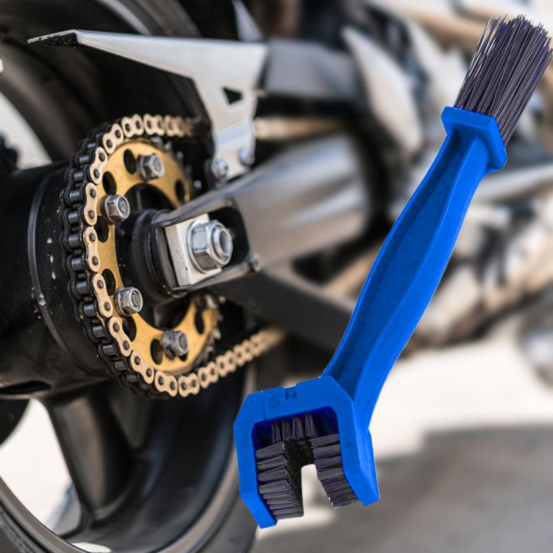 Motorcycle & Bicycle Chain Cleaning Brush Set | Heavy-Duty Scrubber Tool