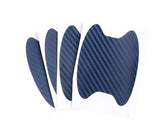 4PCS Carbon Fiber Car Door Handle Scratch Guard Stickers | Anti-Scratch Protection Film Set