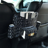 Universal Car Seat Back Organizer | Multi-Pocket Backseat Storage Bag