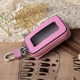 Genuine Leather Universal Car Key Case | Real Leather Fob Cover for Any Vehicle