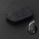 Customizable Genuine Leather Car Key Cover | DIY Modification Key Fob Case