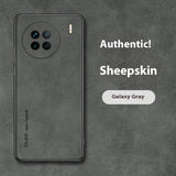 Luxury Sheepskin Leather Phone Case | Magnetic Car Mount & Wireless Charging Cover