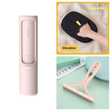 Portable 2-in-1 Pet Hair Remover Self-Cleaning Lint Brush Effective Tool for Cat & Dog Fur Removal from Furniture & Clothes