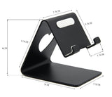 Metal Stand for Phone & Tablet PC Adjustable Desktop Holder Universal Ergonomic Aluminum Alloy Mount Viewing & Typing