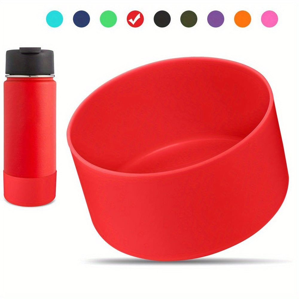 Car Cup Holder Bottom Protector | Anti-Scratch Silicone Sleeve for Sports Bottles