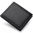 Genuine Carbon Fiber Wallet for Men | RFID Blocking Card Holder & Zipper Security