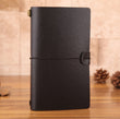 A6 Leather Journal Book Vintage Travelers Notebook Refillable Cover for Diary & Planner Portable Writing Accessory
