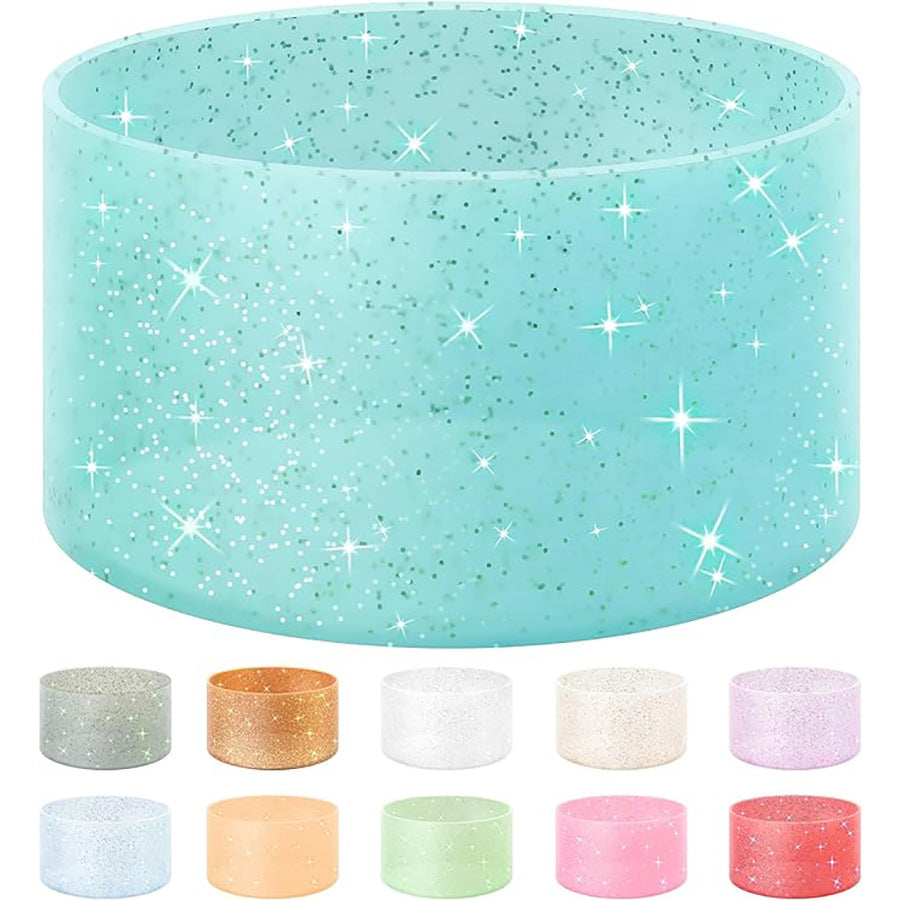 Car Cup Holder Bottom Protector | Anti-Scratch Silicone Sleeve for Sports Bottles