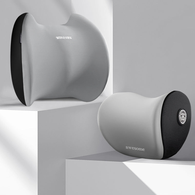 Four Seasons Memory Foam Car Pillow | Universal Comfort Headrest Support