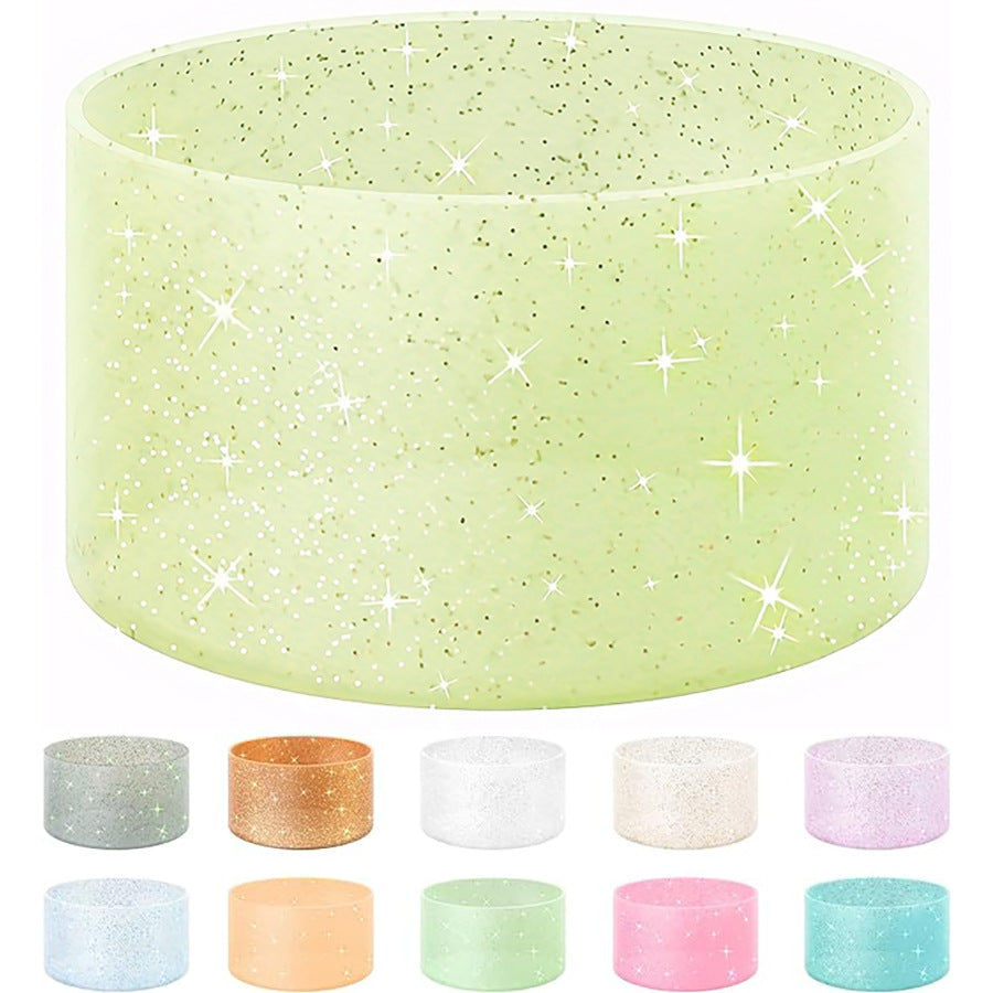 Car Cup Holder Bottom Protector | Anti-Scratch Silicone Sleeve for Sports Bottles