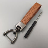 Creative Metal Car Keychain Pendant Fashion Key Ring Accessory Durable Zinc Alloy Key Fob Holder Stylish Gift