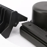 2-in-1 Car Storage Box with Foldable Table/Backrest & Drink Holder