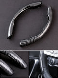 New Carbon Fiber Look Steering Wheel Cover | Four Seasons Universal Non-Slip Grip
