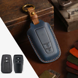Genuine Crazy Horse Leather Key Fob Bag | Rustic & Durable Car Key Holder