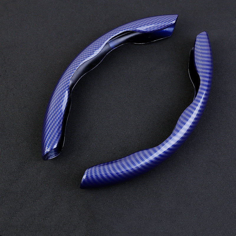 New Carbon Fiber Look Steering Wheel Cover | Four Seasons Universal Non-Slip Grip