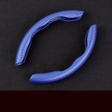 Universal Four Seasons Carbon Fiber Look Steering Wheel Cover | Ultra-Thin Non-Slip Grip
