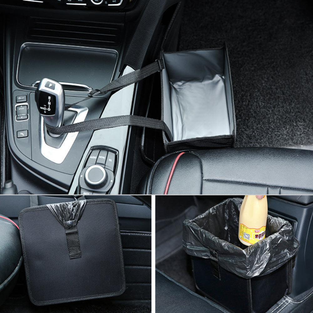 Multi-Function Oxford Cloth Car Organizer | Foldable Trunk Storage & Wastebasket