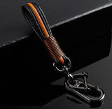 Luxury Handmade Leather Keychain | High-End Original Key Fob Accessory