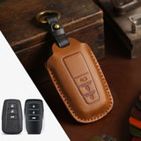 Genuine Crazy Horse Leather Key Fob Bag | Rustic & Durable Car Key Holder