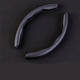 Universal Four Seasons Carbon Fiber Look Steering Wheel Cover | Ultra-Thin Non-Slip Grip