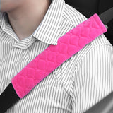 Ultra-Soft Short Plush Car Seat Belt Shoulder Cover | Cozy Comfort Pad