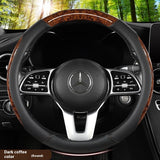 Luxury Crystal Leather Steering Wheel Cover | Bling Car Interior Modification