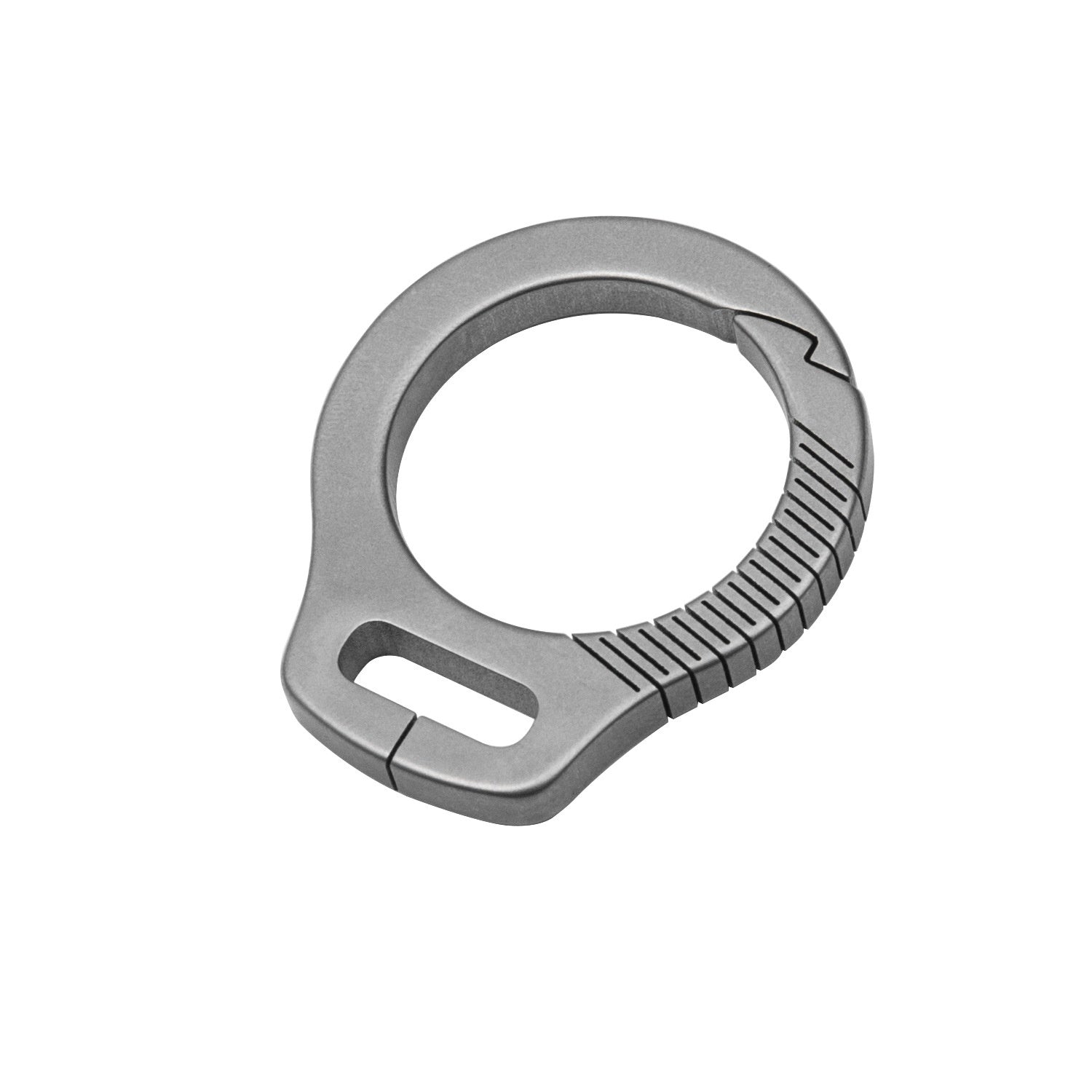 Titanium Alloy Car Keychain EDC Gadget Key Ring Durable Metal Key Fob Holder Pocket Multi-Tool Accessory