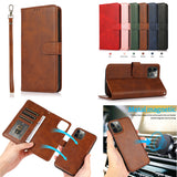2-in-1 Split Wallet Phone Case | Magnetic Detachable Clamshell Cover & Card Holder