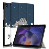 Tri-Fold Leather Tablet Protective Cover | Smart Stand Case
