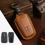 Genuine Crazy Horse Leather Key Fob Bag | Rustic & Durable Car Key Holder