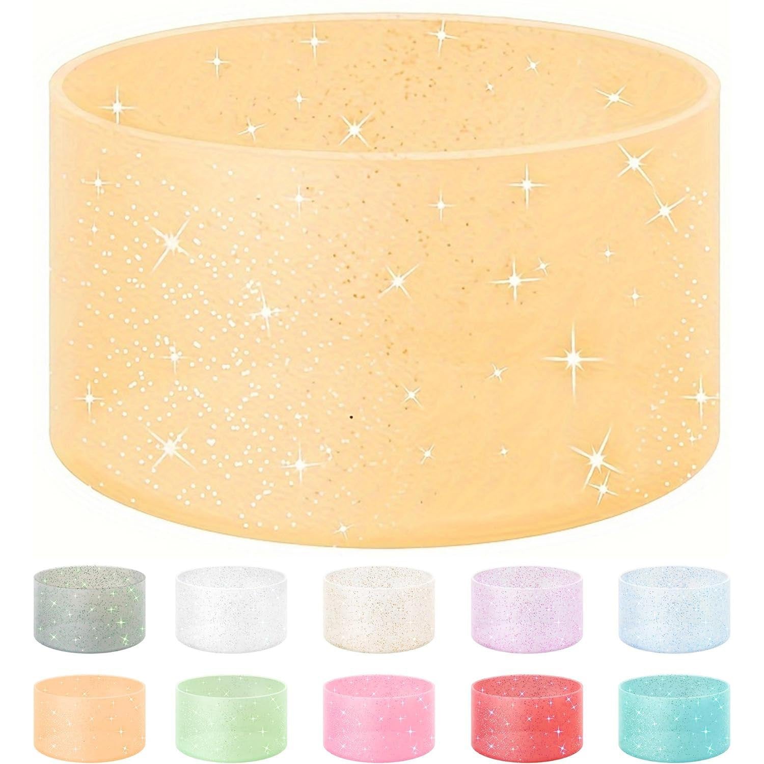 Car Cup Holder Bottom Protector | Anti-Scratch Silicone Sleeve for Sports Bottles