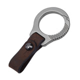 Titanium Alloy Car Keychain EDC Gadget Key Ring Durable Metal Key Fob Holder Pocket Multi-Tool Accessory