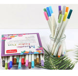 Premium Acrylic Paint Marker Pens Set Permanent & Quick-Drying Multi-Surface Art Supplies for Rocks, Canvas, Wood, Fabric