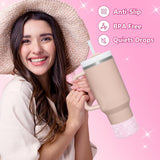 Car Cup Holder Bottom Protector | Anti-Scratch Silicone Sleeve for Sports Bottles