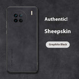 Luxury Sheepskin Leather Phone Case | Magnetic Car Mount & Wireless Charging Cover