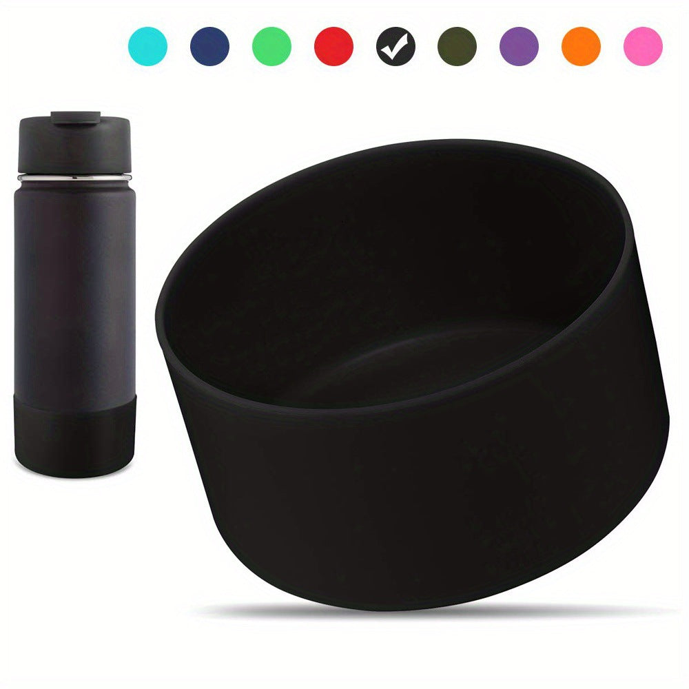 Car Cup Holder Bottom Protector | Anti-Scratch Silicone Sleeve for Sports Bottles
