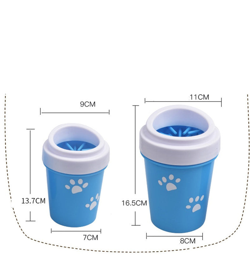 Silicone Dog Paw Cleaner Cup Portable Foot Washer for Pets Gentle Brush for Foot Care & Cleaning Pet Products