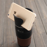 Multi-Function Car Cup Holder & Phone Mount | 2-in-1 Navigation Organizer