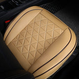 Premium All-Season Napa Leather Car Seat Cushion | Universal Full Cover