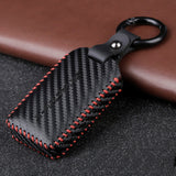 Genuine Leather Car Key Case | Premium Key Fob Cover Protector