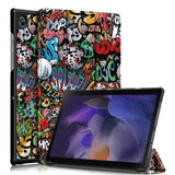 Tri-Fold Leather Tablet Protective Cover | Smart Stand Case