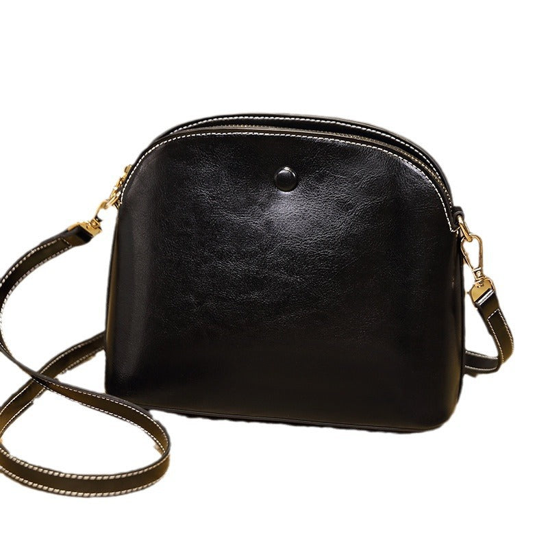 Boutique Niche Ladies Leather Bag | Stylish Crossbody One-Shoulder Handbag
