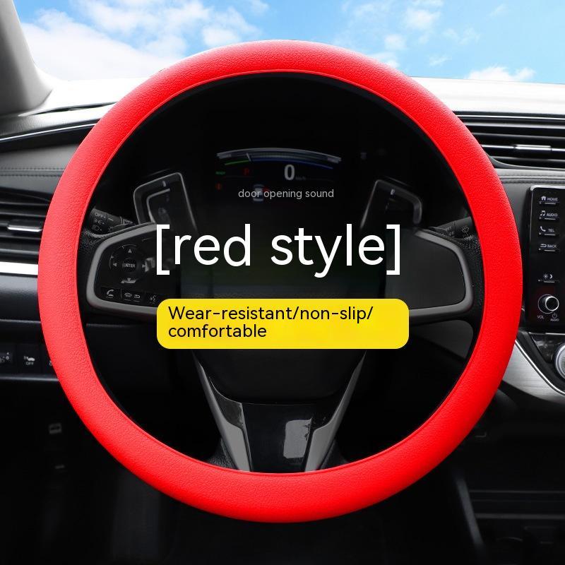 Comfort-Grip Silicone Steering Wheel Protector | All-Weather Durable Cover