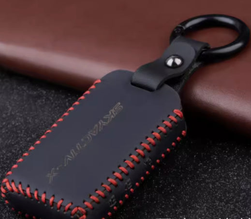 Genuine Leather Car Key Case | Premium Key Fob Cover Protector