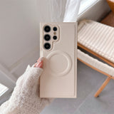 Drop-Resistant Leather Phone Case | Magnetic Attraction Protective Cover