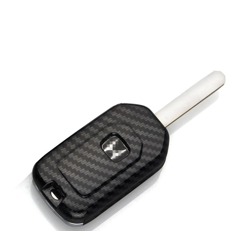 Luxury Carbon Fiber Key Case with Buckle Closure | Ultra-Light Car Key Shell