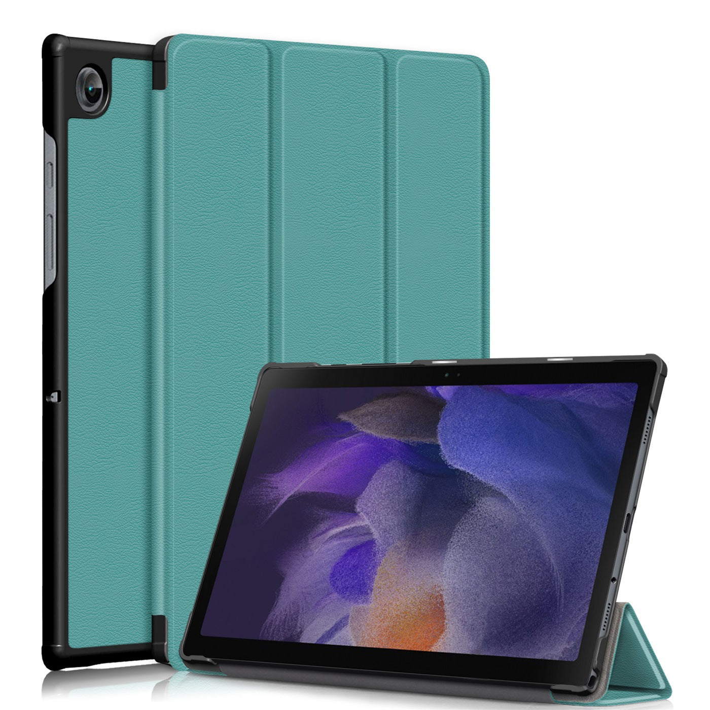 Tri-Fold Leather Tablet Protective Cover | Smart Stand Case