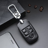 Genuine Leather Car Key Fob Cover | Premium Real Leather Protective Case
