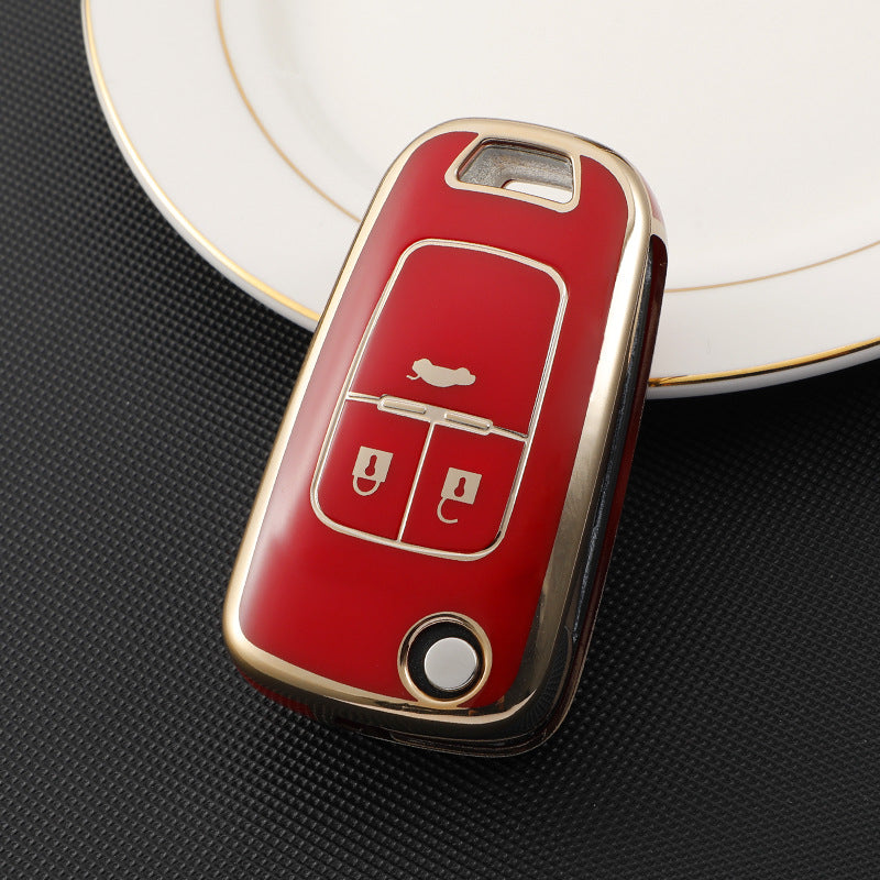 Folding Protective Cover with Golden Edge | Luxury Foldable Case