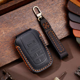 Genuine Leather Car Key Cover | High-End Luxury Key Fob Protector